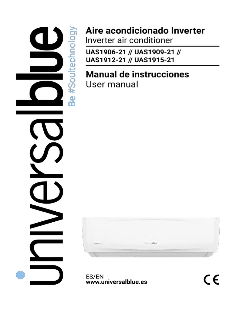 Air Conditioner - User Manual A5 - V00 | PDF | Residuos | Reciclaje