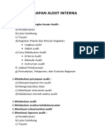 Tahapan Audit