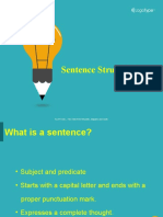 Sentence Structure Lesson