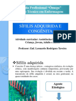 Sífilis adquirida e congênita: manifestações, diagnóstico e tratamento