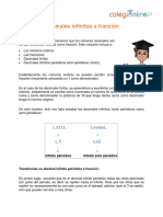 MÓDULO 1 CLASE 3 - Transformación de Decimales Infinitos A Fracción