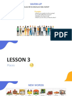 Lesson 3 - Places