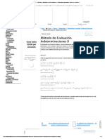 ?▷【 Método de Evaluación. Indeterminaciones II - Matemáticas Avanzadas. Limites de Funciones 】