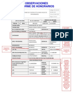 Informe de honorarios 2022