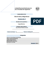 Práctica 1 Electricidad y Magnetismo 