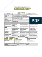 Tarea Intra Clase #7 - Ejercicios Sobre Funciones de Distribución de Variable Discreta y Continua