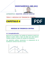 4.1 - 4.8 Medidas de Tendencia Central