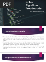 Pseudocode: Panduan dan Contoh Penulisan | PDF
