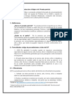 Introducción Al Litigio Civil Prueba Pericial