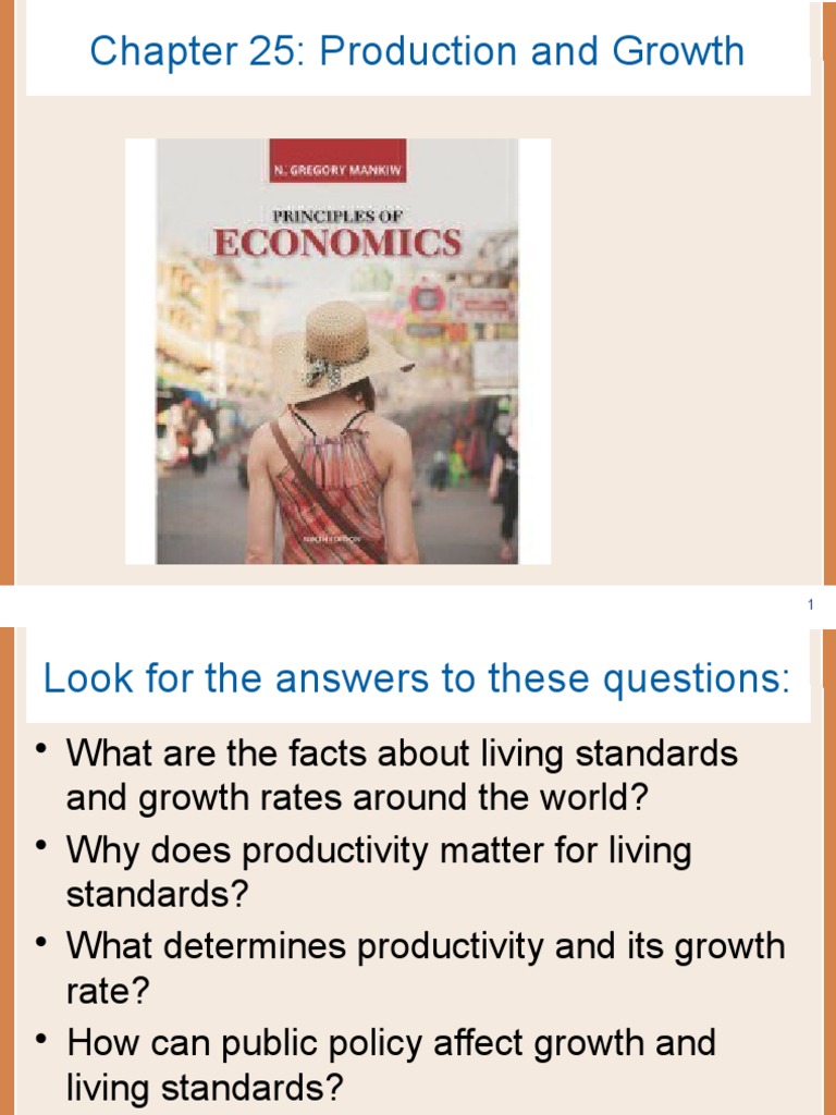 CH 25 Production and Growth Macroeconomy | PDF | Economic Growth ...