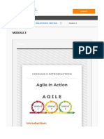 Agile in Action: Module 3 Introduction