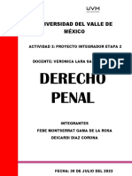 Actividad 3 Derecho Penal