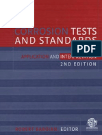 Corrosion Tests - and Standards Application and InterpretationAstm Manual Series