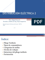 Distribución eléctrica: Pliego tarifario, tipos de consumidores y estructura de tarifas