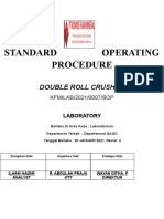 KFM 2021 SOP 007 Double Roll Crusher