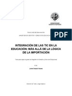 Integración de las TIC en la educación: Más allá de la lógica de la importación