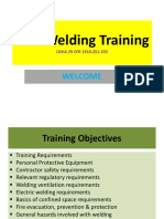 Safe Welding Training