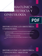 Historia Clínica en Obstetricia y Ginecología - Uspt