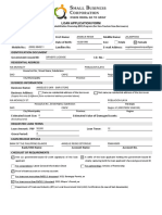 Loan Application Form: Odette Enterprise Rehabilitation Financing (ERF) Program (For Non-Tourism New Borrowers)
