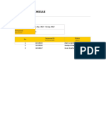 Employee Shifting Schedule: Period Personnel