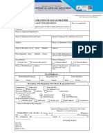 BLR Reg. Form No. 5 LOC-LO