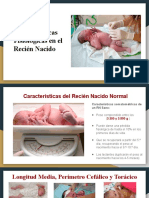 Características Fisiológicas en El Recién Nacido.