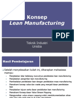 Lean Manufacturing Konsep