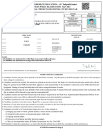 Board of Intermediate Education: A.P. Tadepalli, Guntur: Second Year General Theory Examination Hall Ticket (Regular)