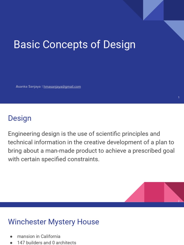 lesson 1_ Basic Concept of Design | PDF | Design | Software Design