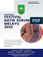 Festival Batik Serumpun Melayu 2022: Proposal