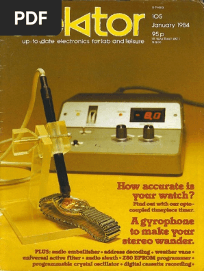 Elektor 1984 01 | PDF | Electronics | Digital Electronics