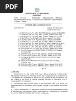 Telangana Roster Points Update 2025 | PDF | Justice | Crime & Violence