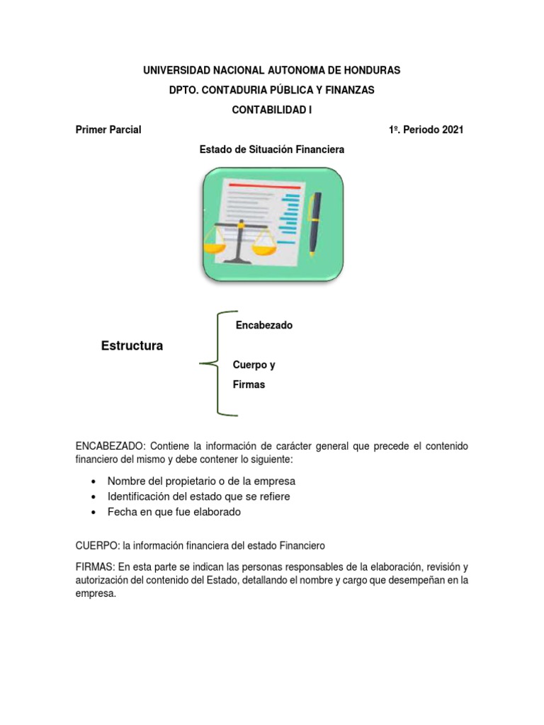 Cuentas Estado de Situación Financiera | PDF | Pagos | Bancos
