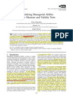 Management Science: Quantifying Managerial Ability: A New Measure and Validity Tests