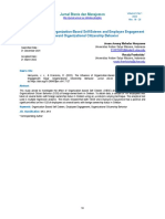 The Influence of Organization-Based Self-Esteem and Employee Engagement Toward Organizational Citizenship Behavior