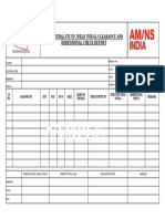 Structural fit-up and weld inspection report