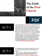 The Faith of The First Church
