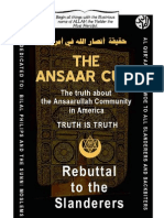 Ansaar Cult (Rebuttal To The Slanderers)