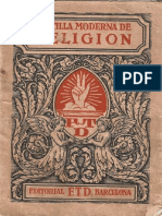 Cartilla moderna de religión—Catecismo para la Primera Comunión (1929, Imprimatur del Obispo de Barcelona, Jaime Pons, S.J.)