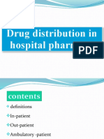 Drug Distribution in Hospital Pharmacy