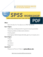 Workshop: What: Part 1 Topics