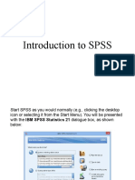 Intro To SPSS