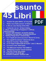 Riassunto Ed Esercizi 45 Libri Buona Idea, Pensa e Arricchisci Te Stesso, Padre Ricco Padre Povero, La Mucca Viola, 4 Ore. (I, Riassunto)