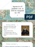 Japonia În A II Jumătate A Sec. Al XIX-lea - Începutul Sec. XX