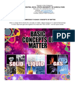 Post Competency in Basic Concepts of Matter