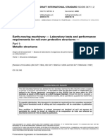 Earth-Moving Machinery - Laboratory Tests and Performance Requirements For Roll-Over Protective Structures - Metallic Structures