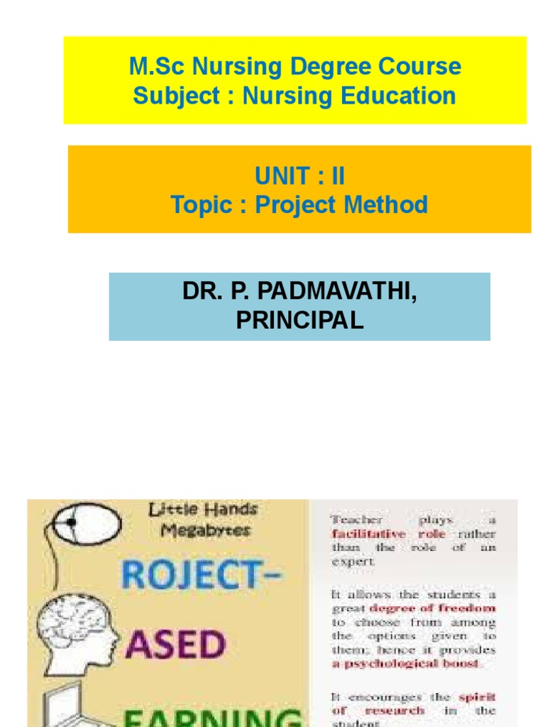 Project Method in Nursing Education | PDF | Teaching Method | Teachers