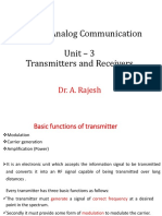 ECE202 Analog Communication Unit - 3 Transmitters and Receivers