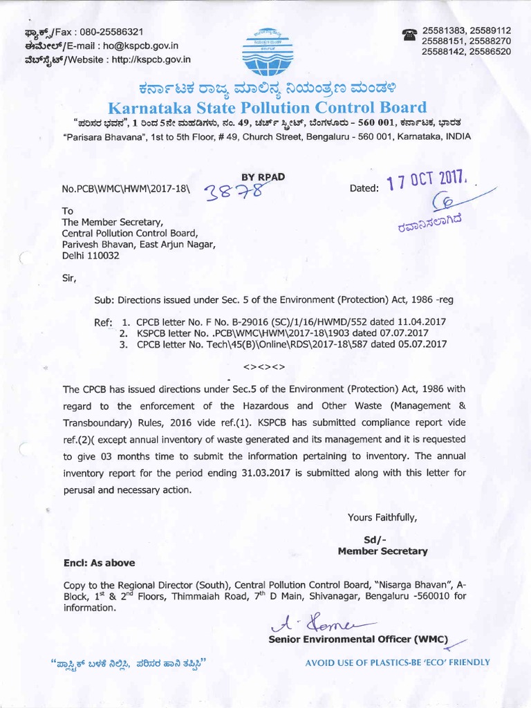 TSDF & Metal Recyclers in Karnataka PDF Hazardous Waste Waste