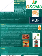 The Okomu Oil Palm Company Market Drive and 7ps